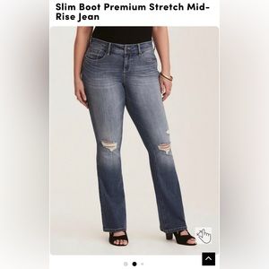 Torrid Slim Boot Jeans Size 14R
